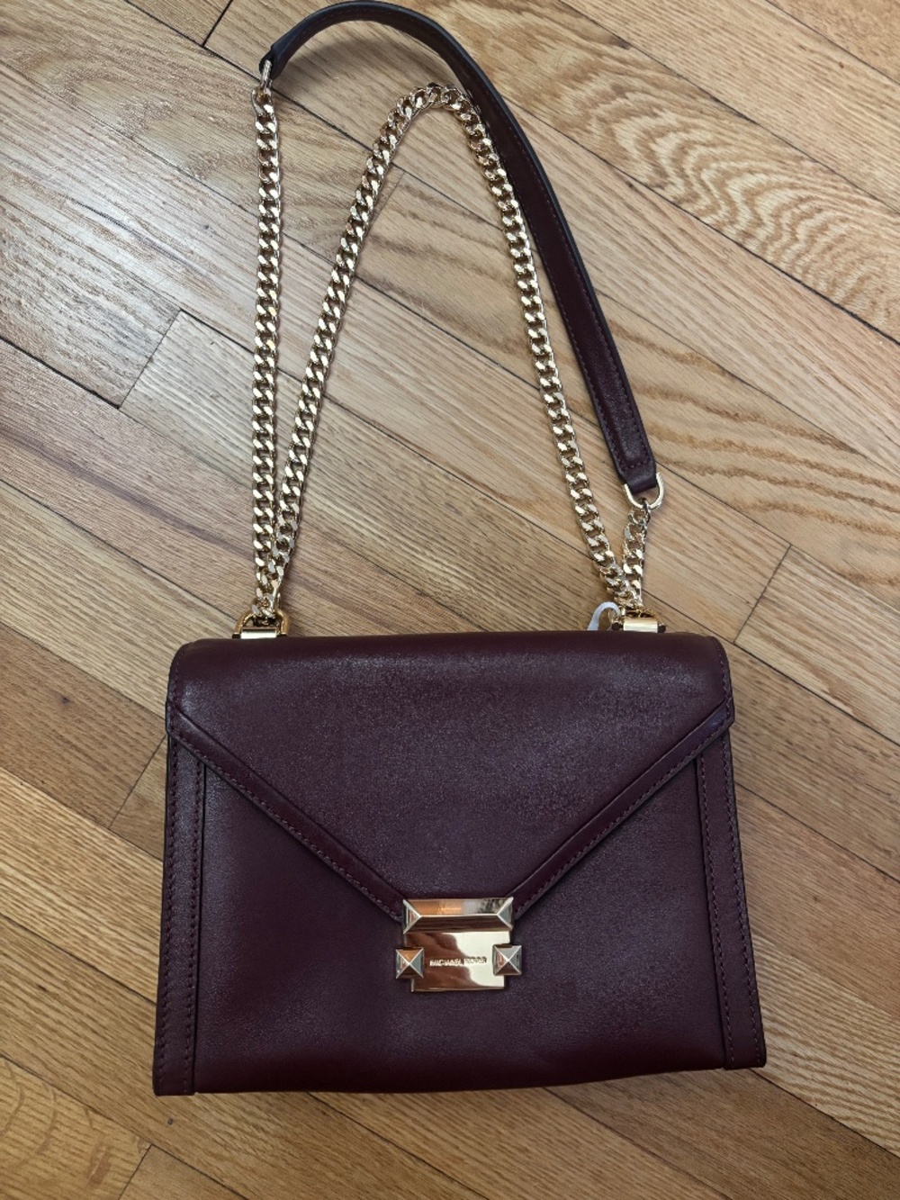 Michael Kors Whitney purse in oxblood